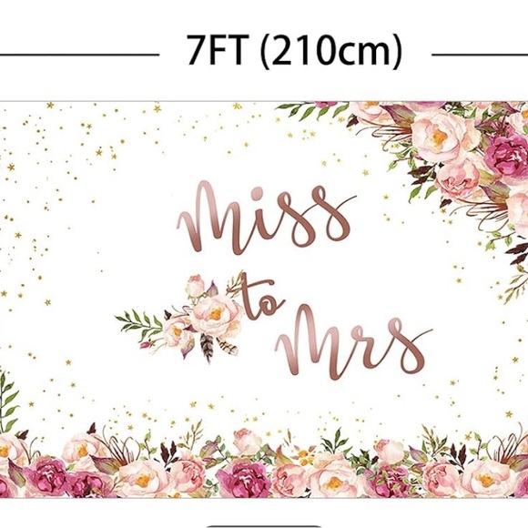 Miss to Mrs banner used 1x excellent condition 5ft x 7ft - Picture 3 of 3